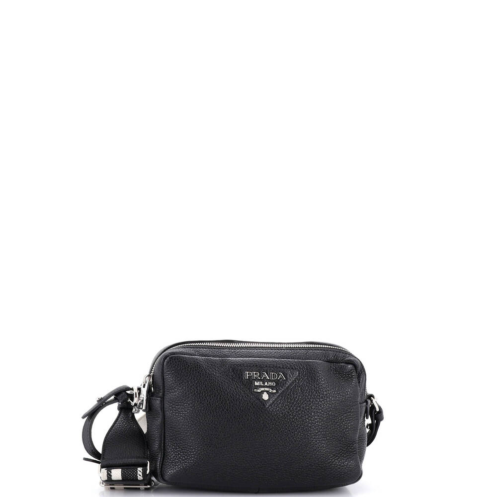 Prada Flou Camera Crossbody Bag Vitello #256998P17B